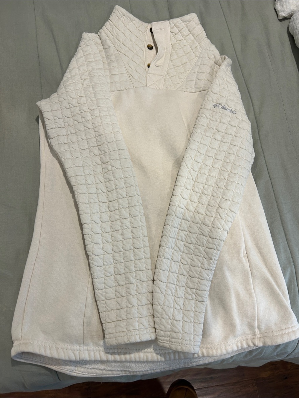 cream colored pull over